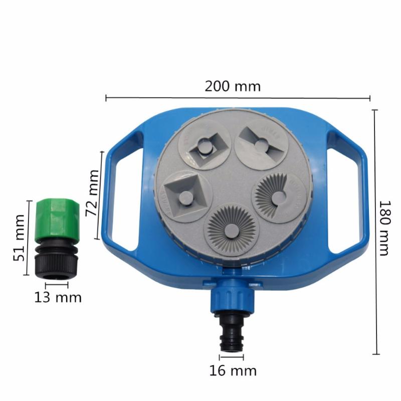 Sprayer water 5-Function Sprinkler Garden adjustable Spray Nozzle Watering Head Plants Watering Gardening Supplies, Random
Sprayer water 5-Function Sprinkler Garden adjustable Spray Nozzle Watering Head Plants Watering Gardening Supplies, Random