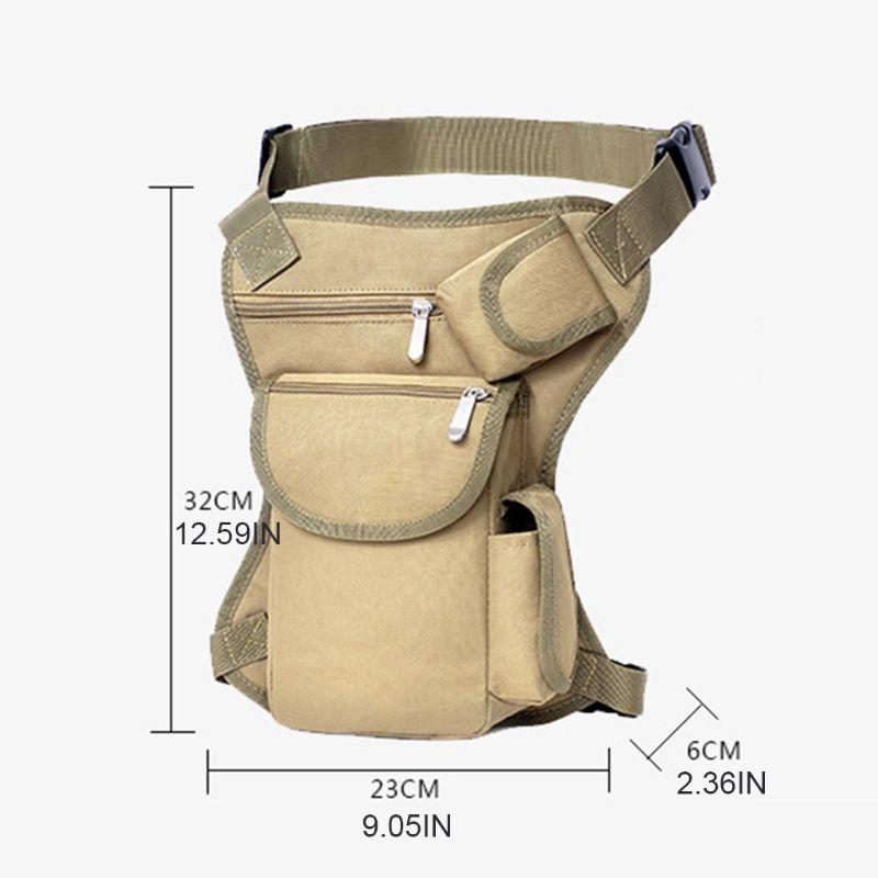 Outdoor Fashion Solid Color Leg Bag Texture Phone Large Capacity Waist Pack 875D, Khaki
Outdoor Fashion Solid Color Leg Bag Texture Phone Large Capacity Waist Pack 875D, Khaki