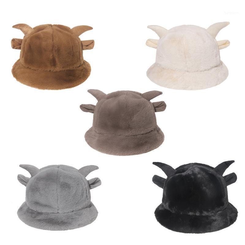 women winter thicken fuzzy plush warm bucket hat cute cow cattle ears horn solid color short brim packable fisherman cap1, Blue;gray
women winter thicken fuzzy plush warm bucket hat cute cow cattle ears horn solid color short brim packable fisherman cap1, Blue;gray