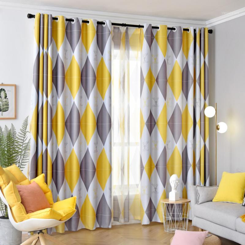 Yellow Geometric Blackout Curtains For Bedroom Kids Boy Nursery Rhombus Pink Grey French Window Treatment Tende JS228C1, Tulle 02
Yellow Geometric Blackout Curtains For Bedroom Kids Boy Nursery Rhombus Pink Grey French Window Treatment Tende JS228C1, Tulle 02