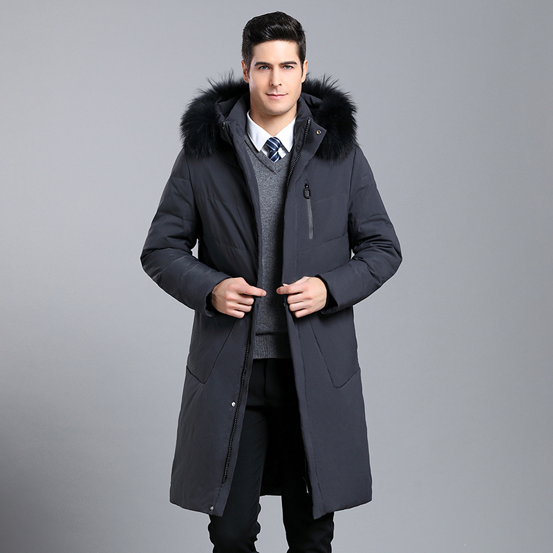 Duck White X-long Thick Men's Warm Winter Down Fashion with Man's Hood Jacket Lpl4, Blue
Duck White X-long Thick Men's Warm Winter Down Fashion with Man's Hood Jacket Lpl4, Blue