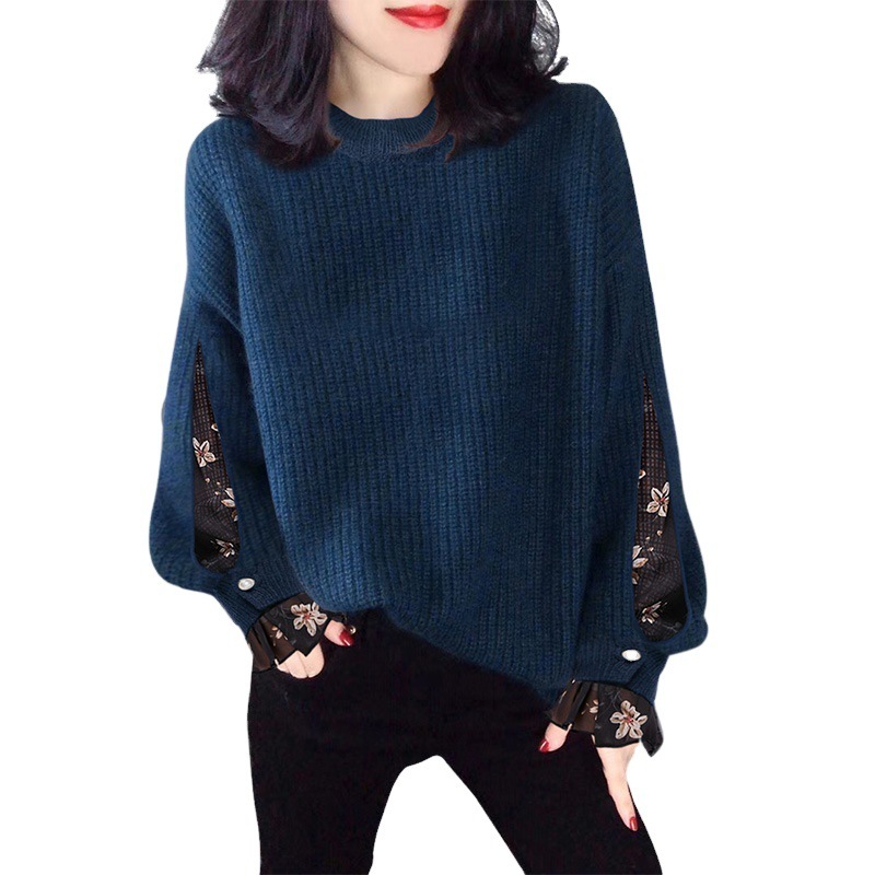 Korean girl zone fashions liquid yarn loose nightgown ladies autumn and winter around the warm neck pullovers alpaca mesh tops Z1UK, Red
Korean girl zone fashions liquid yarn loose nightgown ladies autumn and winter around the warm neck pullovers alpaca mesh tops Z1UK, Red
