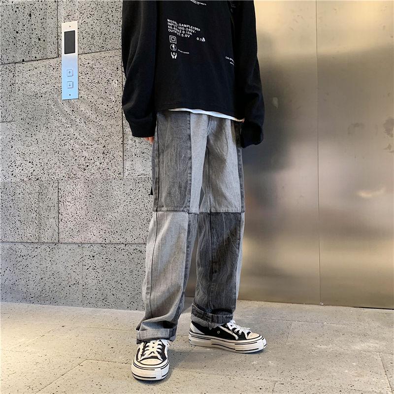 2020 Autumn And Winter New Youth Popular Men's Color Matching Korean Jeans Fashion Casual All-match Straight-leg Pants, Black
2020 Autumn And Winter New Youth Popular Men's Color Matching Korean Jeans Fashion Casual All-match Straight-leg Pants, Black