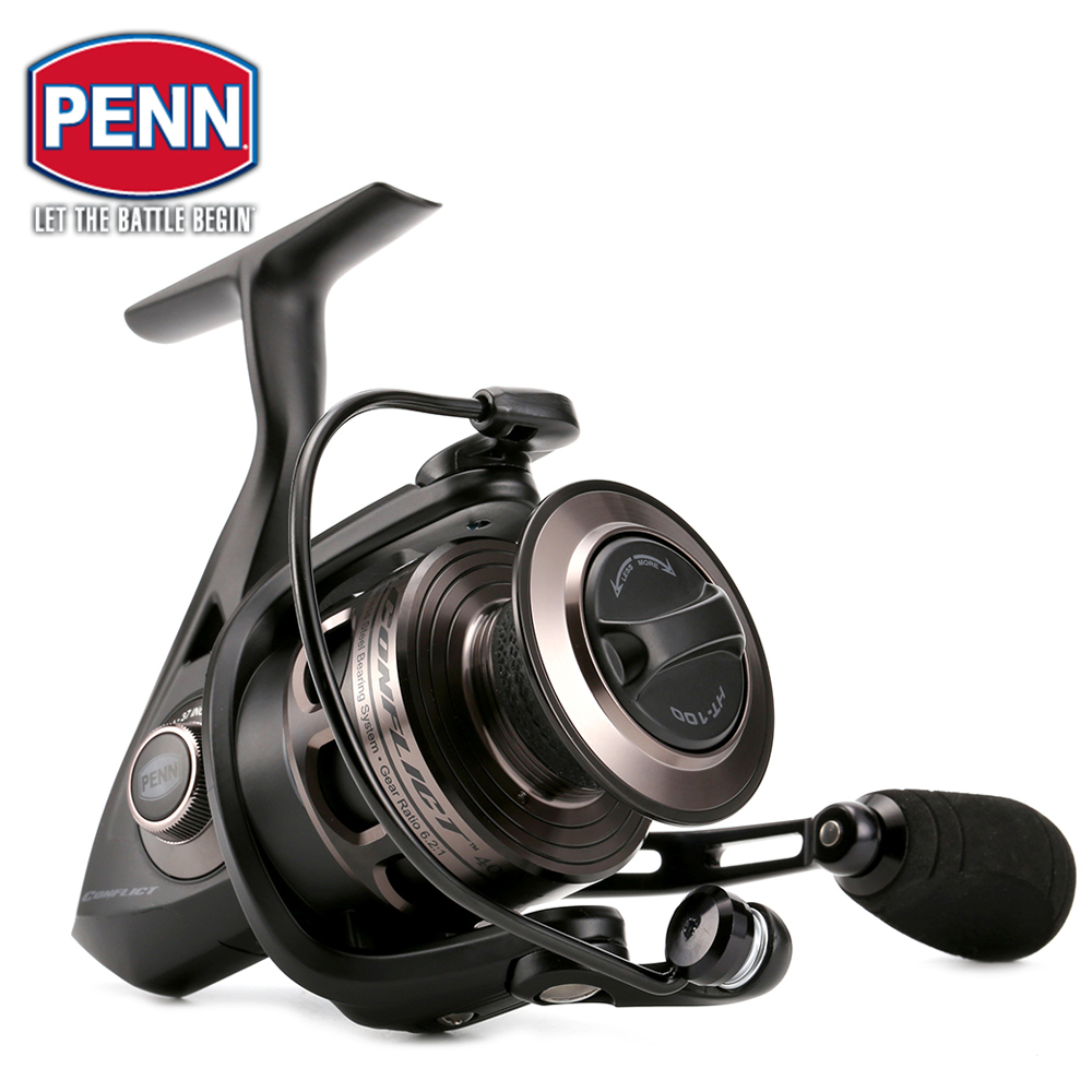 Original PENN CONFLICT CFT 2000-8000 Full Metal Spinning Fishing Reel 7+1BB HT-100 Sea Fishing Reel Freshwater Saltwater Z1128
Original PENN CONFLICT CFT 2000-8000 Full Metal Spinning Fishing Reel 7+1BB HT-100 Sea Fishing Reel Freshwater Saltwater Z1128