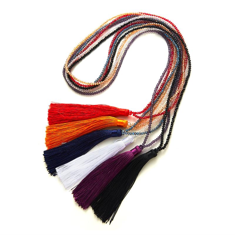 Rinhoo 1PC 6 Colors Crystal Beads Tassel Long Chain Sweater Necklace Accessories Gift For Women Fashion Jewelry
Rinhoo 1PC 6 Colors Crystal Beads Tassel Long Chain Sweater Necklace Accessories Gift For Women Fashion Jewelry