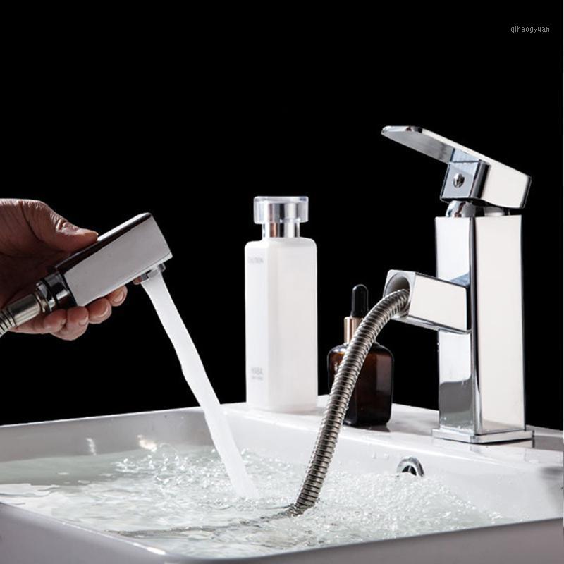 Pull-out Faucet, Bathroom Table, Single Hole Basin, Cold And Hot Water Faucet, Rotatable Shampoo Faucet1
Pull-out Faucet, Bathroom Table, Single Hole Basin, Cold And Hot Water Faucet, Rotatable Shampoo Faucet1