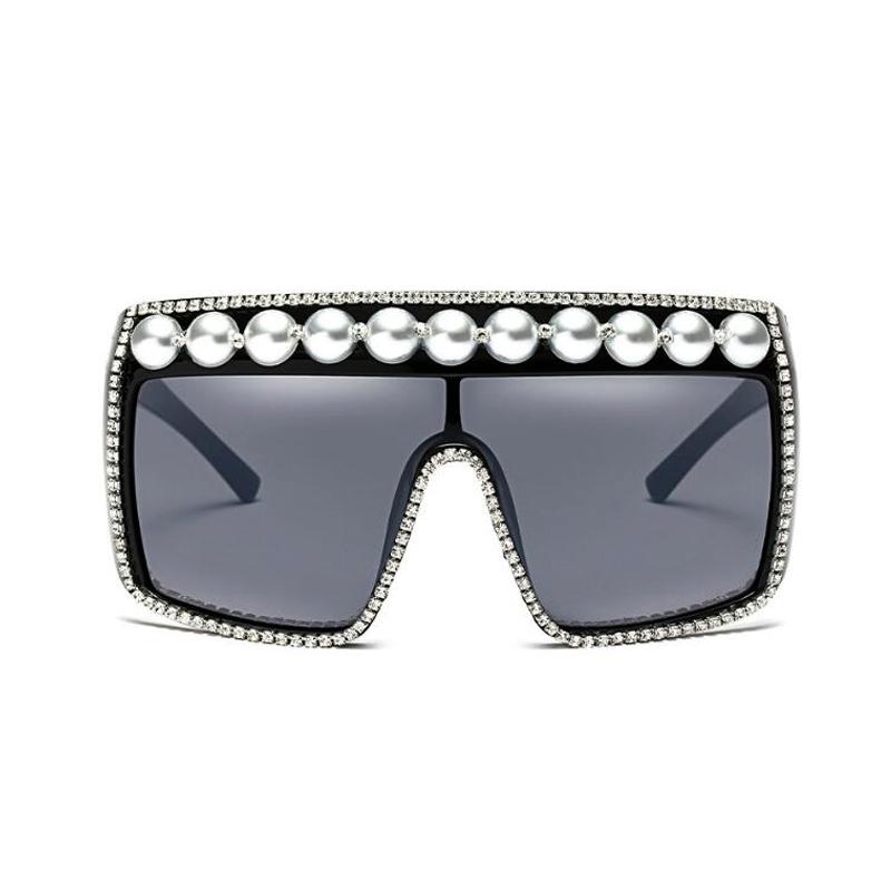New Arrival Crystal pearl Cat Eye Sunglasses Women Designer Vintage Stylish large frame Sun Glasses For Ladies
New Arrival Crystal pearl Cat Eye Sunglasses Women Designer Vintage Stylish large frame Sun Glasses For Ladies