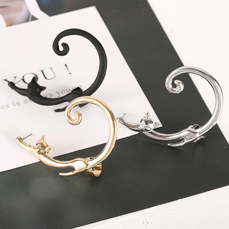 Stud Single Piece European American Style Cute Cartoon Stereo Cat Earrings Animal Female Ear Hanging Jewelry
Stud Single Piece European American Style Cute Cartoon Stereo Cat Earrings Animal Female Ear Hanging Jewelry