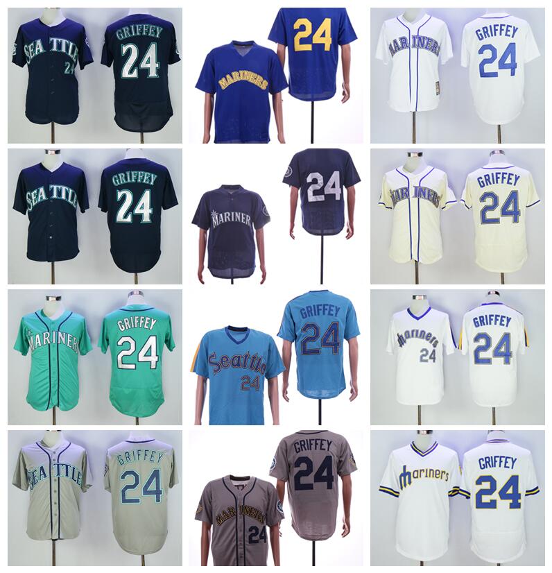 1984 1995 Vintage Retire 24 Ken Griffey Jr Baseball Jersey Men All Stitched Flexbase Pullover Cool Base Cooperstown Navy Blue Green White
1984 1995 Vintage Retire 24 Ken Griffey Jr Baseball Jersey Men All Stitched Flexbase Pullover Cool Base Cooperstown Navy Blue Green White