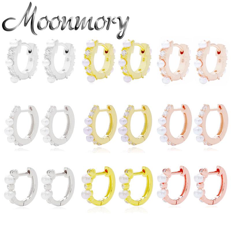 Moonmory 925 Sterling Silver Zircon CZ Hoop Huggies Earring For Women Gift 2020 New Luxury Pearl Round Earrings Jewelry Aretes
Moonmory 925 Sterling Silver Zircon CZ Hoop Huggies Earring For Women Gift 2020 New Luxury Pearl Round Earrings Jewelry Aretes