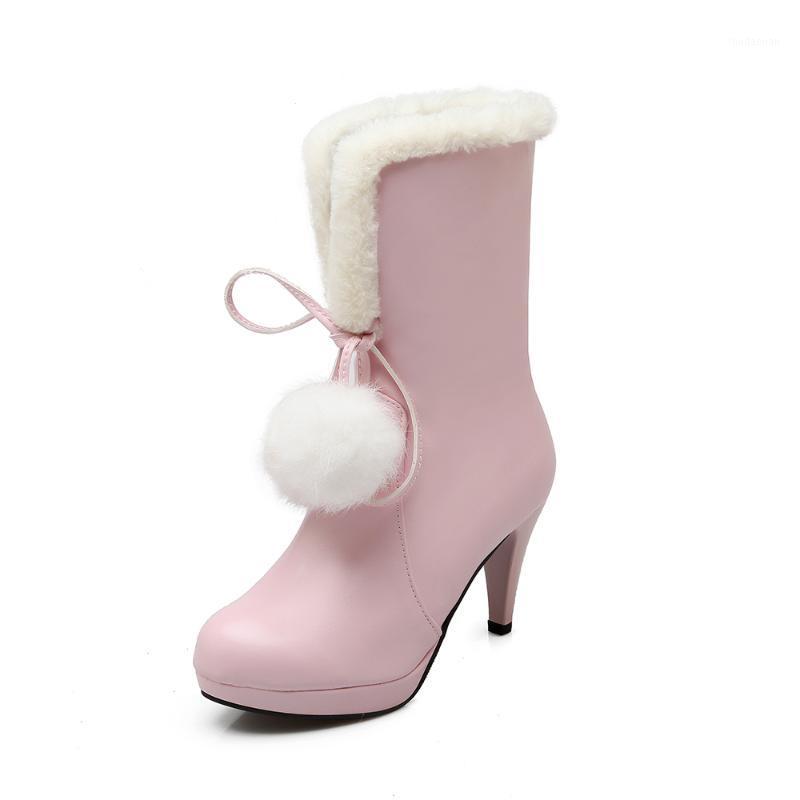Winter Bow Knot Thin Heels Boots Short Plush Thick Warm Half Boots Sweet Comfortable Winter Lady Boots202001221, Black
Winter Bow Knot Thin Heels Boots Short Plush Thick Warm Half Boots Sweet Comfortable Winter Lady Boots202001221, Black