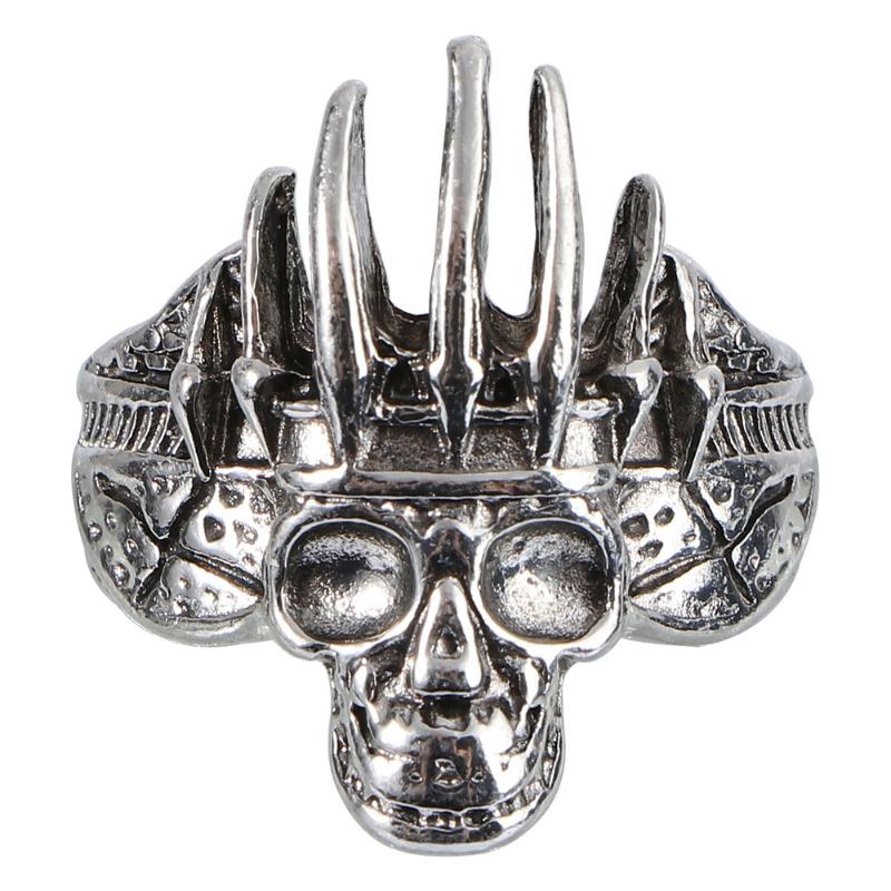 1pc Skull Design Ring Creative Interesting Durable Funny Finger Ring Jewelry Alloy for Women Adults Men
1pc Skull Design Ring Creative Interesting Durable Funny Finger Ring Jewelry Alloy for Women Adults Men