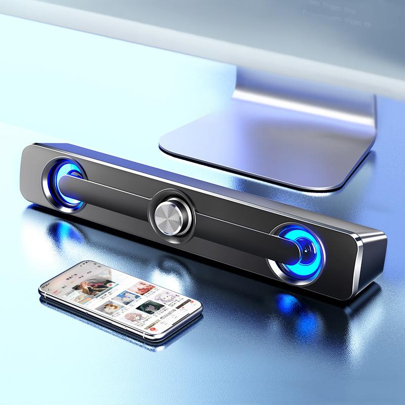 Soundbar Speaker USB 3.5mm AUX Input Wireless Combo Bass Subwoofer Computer Tablet Phone Bluetooth Clumn
Soundbar Speaker USB 3.5mm AUX Input Wireless Combo Bass Subwoofer Computer Tablet Phone Bluetooth Clumn