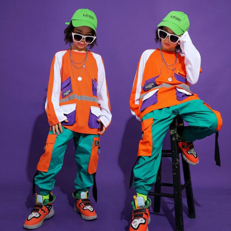 Children Hip Hop dancing Clothing Sweatshirt Top Crop Coat Jogger Casual Pants for Girl Ballroom Jazz Dance Costume Clothes Wear, Blue 
Children Hip Hop dancing Clothing Sweatshirt Top Crop Coat Jogger Casual Pants for Girl Ballroom Jazz Dance Costume Clothes Wear, Blue