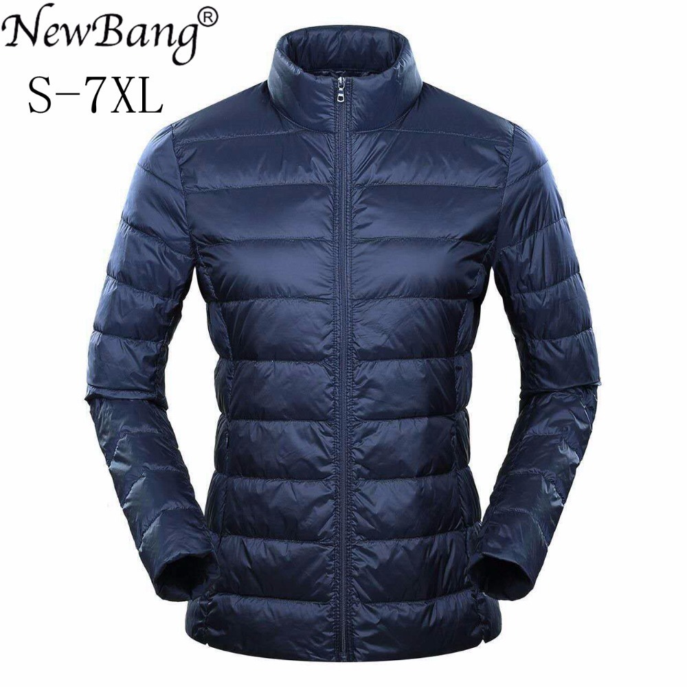NewBang Brand 6xl 7XL 8XL Plus Ultra Light Women Duck Down Jacket Feather Lightweight Windbreaker Warm Thin Coats, Wine 
NewBang Brand 6xl 7XL 8XL Plus Ultra Light Women Duck Down Jacket Feather Lightweight Windbreaker Warm Thin Coats, Wine