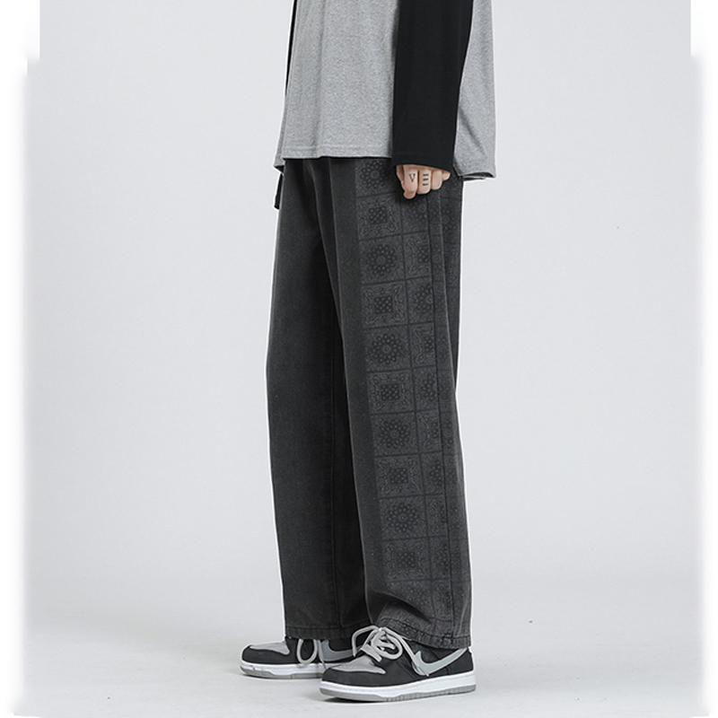 Fashion Streetwear Men Jeans Loose Fit Vintage Jeans Straight Denim Pants Homme Korean Hip Hop Wide Leg Long Trousers Print Pant, Picture jeans
Fashion Streetwear Men Jeans Loose Fit Vintage Jeans Straight Denim Pants Homme Korean Hip Hop Wide Leg Long Trousers Print Pant, Picture jeans