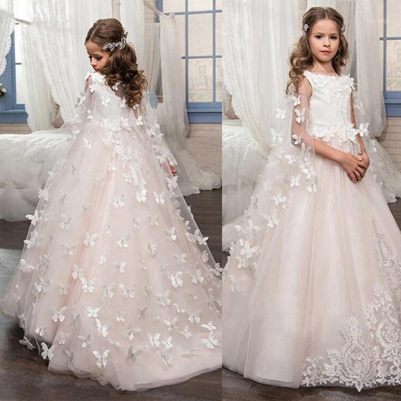 Flower Girl Dresses for Wedding Butterfly Princess Tutu Lace Appliqued Lace Up Vintage Girl First Communion Dress1, Same as image
Flower Girl Dresses for Wedding Butterfly Princess Tutu Lace Appliqued Lace Up Vintage Girl First Communion Dress1, Same as image
