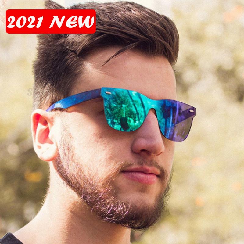 Sunglasses 2021 Luxury Men Women Rivet Colorful Retro Driving Sun Glasses Ladies Mirror One Piece Lens Shades UV400
Sunglasses 2021 Luxury Men Women Rivet Colorful Retro Driving Sun Glasses Ladies Mirror One Piece Lens Shades UV400