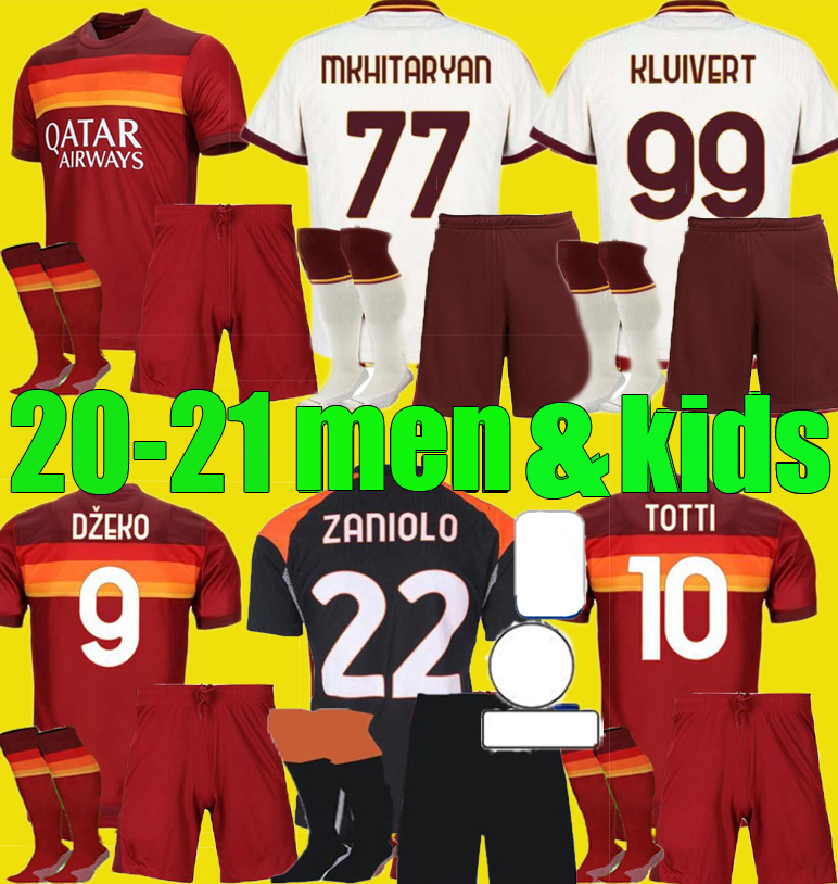 men kids 2020 2021 PASTORE DZEKO TOTTI PEROTTI soccer jersey kits 20 21 KOLAROV KLUIVERTchild Full set ZANIOLO uniforms football shirts, 20/21 home kit
men kids 2020 2021 PASTORE DZEKO TOTTI PEROTTI soccer jersey kits 20 21 KOLAROV KLUIVERTchild Full set ZANIOLO uniforms football shirts, 20/21 home kit