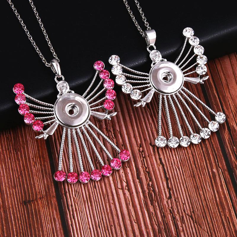 New Boho style Wing Snap Button Necklace Snap Pendant Necklace with 60cm Chains 18mm Buttons Jewelry
New Boho style Wing Snap Button Necklace Snap Pendant Necklace with 60cm Chains 18mm Buttons Jewelry