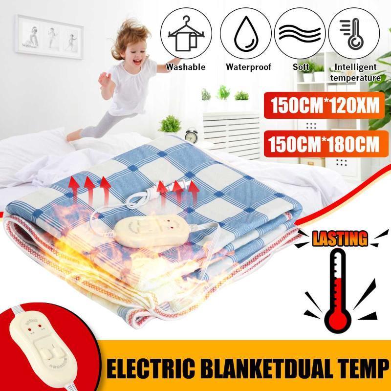 150cmx180/120cm Electric Blanket Heating Carpet Mattress Heater Temperature Adjustable 1-3 People Body Warmer 220V(Style Random)1
150cmx180/120cm Electric Blanket Heating Carpet Mattress Heater Temperature Adjustable 1-3 People Body Warmer 220V(Style Random)1
