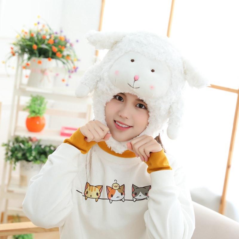 Cartoon White Sheep Plush Hat Funny Animal Ears Fuzzy Stuffed Toys Headgear Warm Cap Performance Cosplay Party Props
Cartoon White Sheep Plush Hat Funny Animal Ears Fuzzy Stuffed Toys Headgear Warm Cap Performance Cosplay Party Props