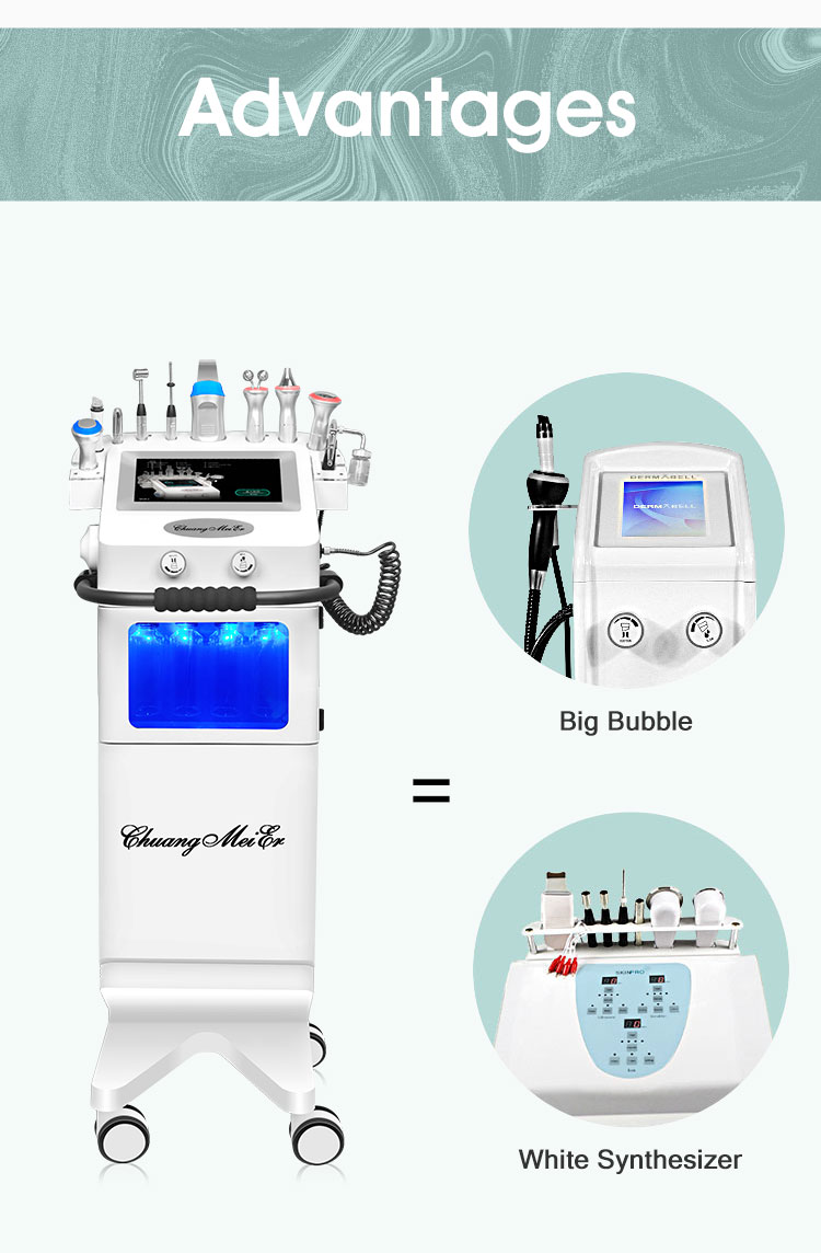 Vertical Hydra facial cleaning Microdermabrasion H2O2 oxygen beauty machine with high powerful vacuum pump aqua peel oxygen beauti equipment