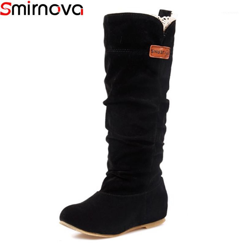 Smirnova new 2020 fashion female woman knee high boots flat heel nubuck leather women boots autumn winter shoes1, Brown
Smirnova new 2020 fashion female woman knee high boots flat heel nubuck leather women boots autumn winter shoes1, Brown