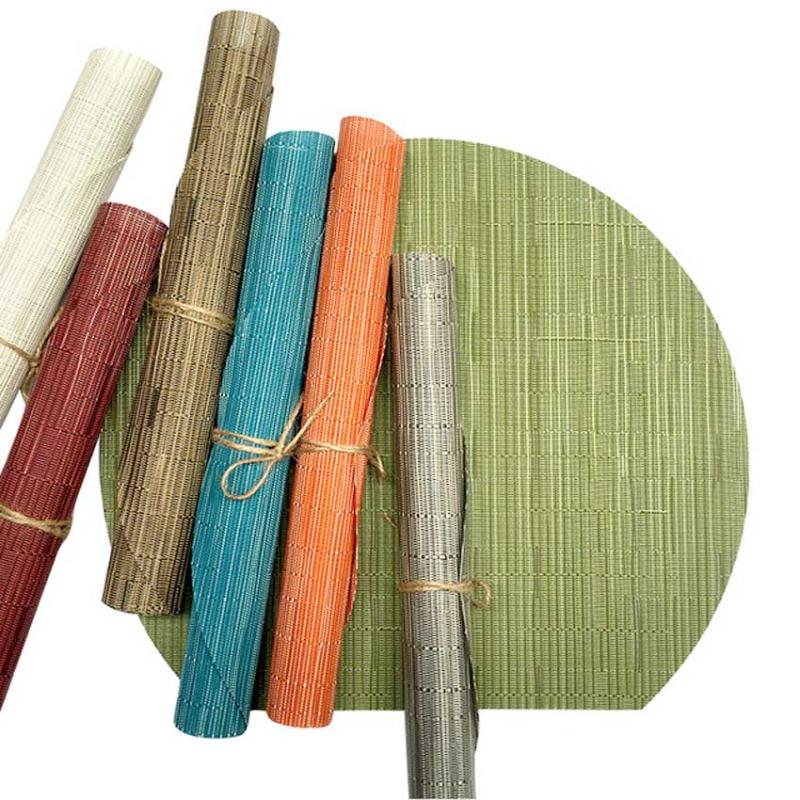 Bamboo Weave Solid Color Nordic Placemats Oilproof Dining Coffee Table Mats Bowl Pads Waterproof Semicircular 35*31cm Restaurant
Bamboo Weave Solid Color Nordic Placemats Oilproof Dining Coffee Table Mats Bowl Pads Waterproof Semicircular 35*31cm Restaurant