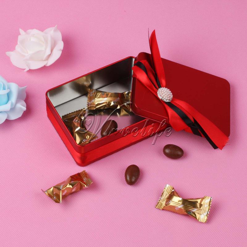 1Piece Tin Metal Box Storage Box Jewelry Money Candy Boxes With Satin Ribbon Bow Rhinestone Wedding Event Part Decor
1Piece Tin Metal Box Storage Box Jewelry Money Candy Boxes With Satin Ribbon Bow Rhinestone Wedding Event Part Decor