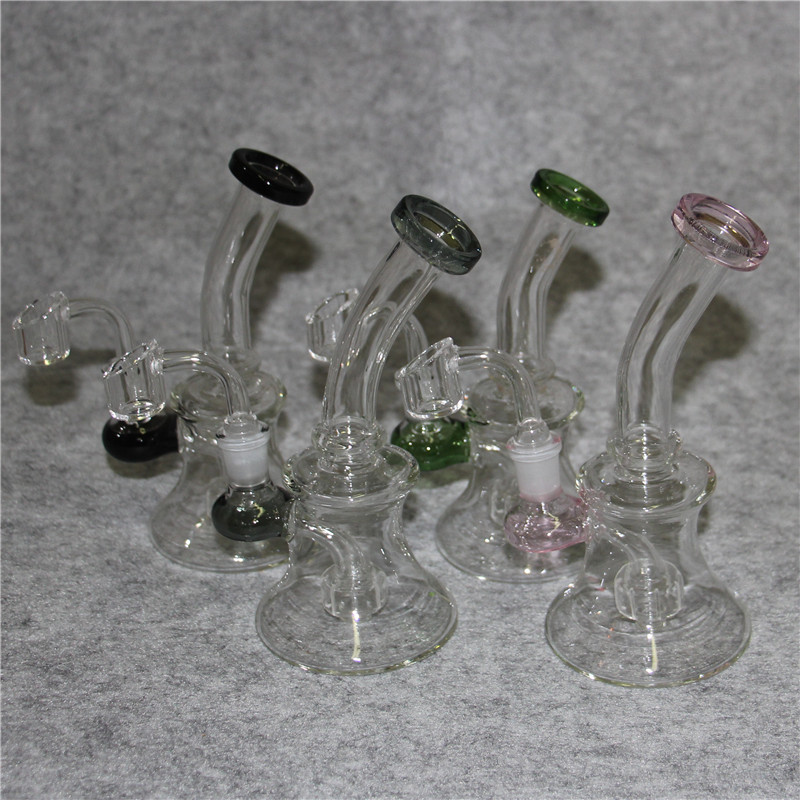Colorful Thick Mini Dab Rig hookah Glass Bongs Water Pipes 14mm Joint Oil Rigs Small Bong With 4mm Quartz Banger
Colorful Thick Mini Dab Rig hookah Glass Bongs Water Pipes 14mm Joint Oil Rigs Small Bong With 4mm Quartz Banger