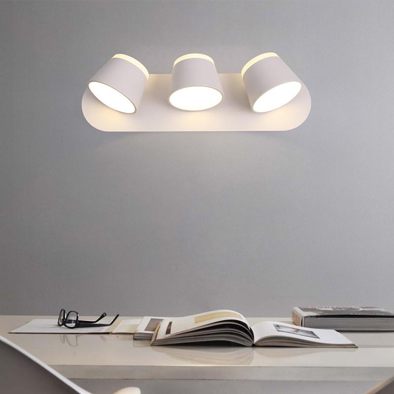 Modern LED Indoor Room Wall Lamps 3 Heads Bedside Reading Luminaire Metal Rotate Lighting Home Deco Light Fixture
Modern LED Indoor Room Wall Lamps 3 Heads Bedside Reading Luminaire Metal Rotate Lighting Home Deco Light Fixture