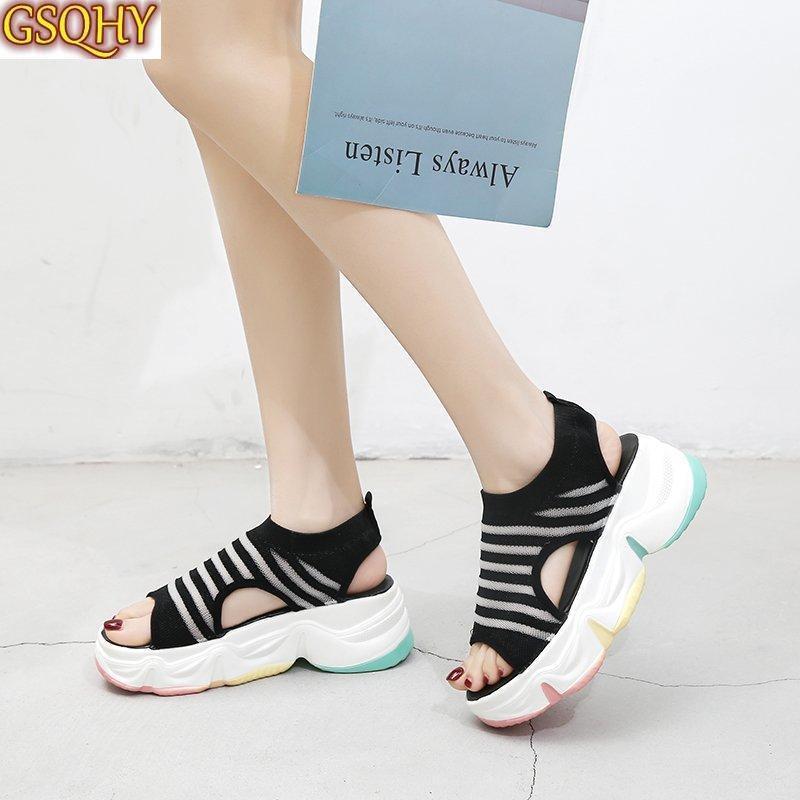 Platform Sandals Women Sexy Open Toe Mid Heel Fish Mouth Shoes Woman Rainbow Bottom Summer Beach Shoes GSQHY 2021 New1, Yellow
Platform Sandals Women Sexy Open Toe Mid Heel Fish Mouth Shoes Woman Rainbow Bottom Summer Beach Shoes GSQHY 2021 New1, Yellow