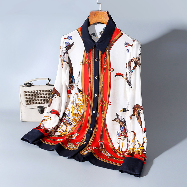 2020 Contrast New Shirts Shredded Women's Fashionable Silk Shirt Top Cardigan Spring Female Temperament Wear Hu08, See chart
2020 Contrast New Shirts Shredded Women's Fashionable Silk Shirt Top Cardigan Spring Female Temperament Wear Hu08, See chart