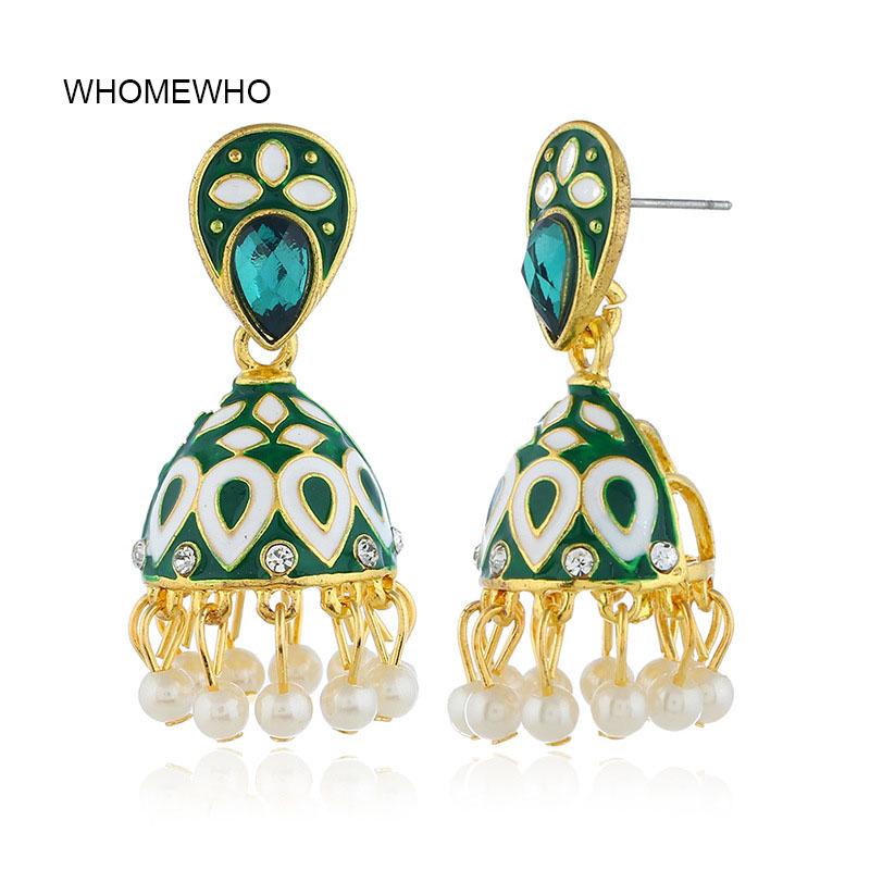 Summer Beach Enamel Gold Jhumka Jhumki Earrings Korean Fashion Women Handmade Acrylic Beads Bridal Party Club Jewelry
Summer Beach Enamel Gold Jhumka Jhumki Earrings Korean Fashion Women Handmade Acrylic Beads Bridal Party Club Jewelry