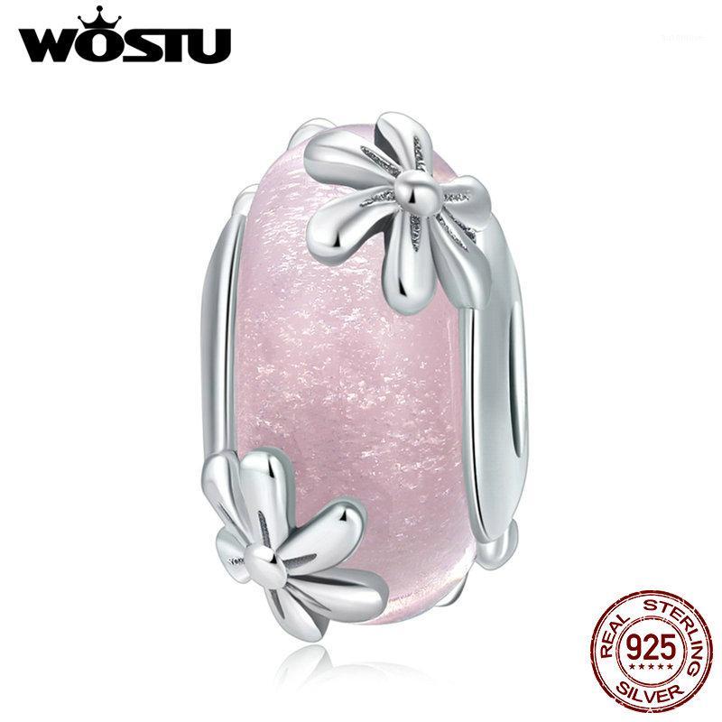 WOSTU Genuine 925 Sterling Silver Romantic Pink Spring Season Bead fit Original DIY Bracelet Necklace Jewelry Making Gift CQC8601
WOSTU Genuine 925 Sterling Silver Romantic Pink Spring Season Bead fit Original DIY Bracelet Necklace Jewelry Making Gift CQC8601