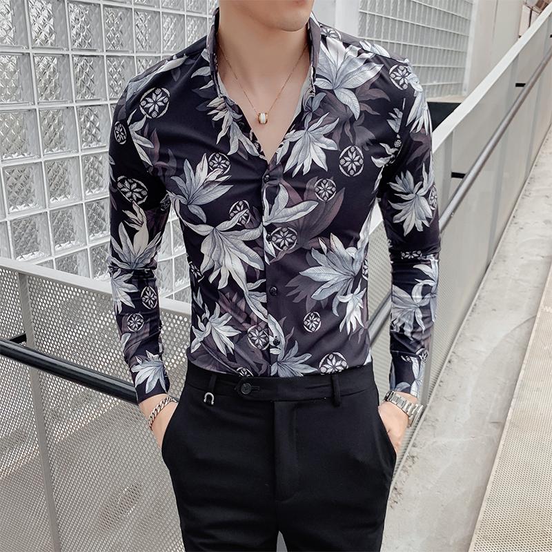 Gzdeerax All Printed Mens Shirts Luxury Long Sleeve Casual Pary Mens Dress Shirts Fashion Slim Fit Male Camisa Masculina, As pic
Gzdeerax All Printed Mens Shirts Luxury Long Sleeve Casual Pary Mens Dress Shirts Fashion Slim Fit Male Camisa Masculina, As pic