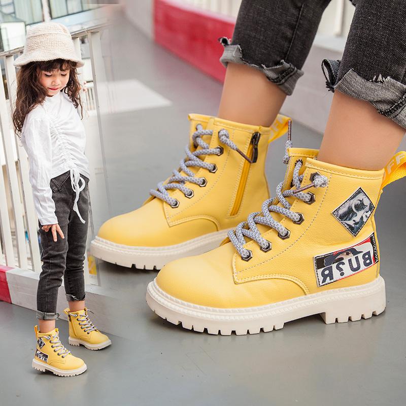 Outdoor boys and girls boots 2021 winter leather plus velvet boots high-top leather girls British trend (walker, Black
Outdoor boys and girls boots 2021 winter leather plus velvet boots high-top leather girls British trend (walker, Black