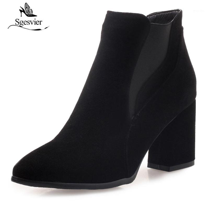 Sgesvier Autumn Winter Women Boots Solid European Ladies shoe boots Suede Leather ankle Thick heel size 32-47 OX6181, Beige
Sgesvier Autumn Winter Women Boots Solid European Ladies shoe boots Suede Leather ankle Thick heel size 32-47 OX6181, Beige