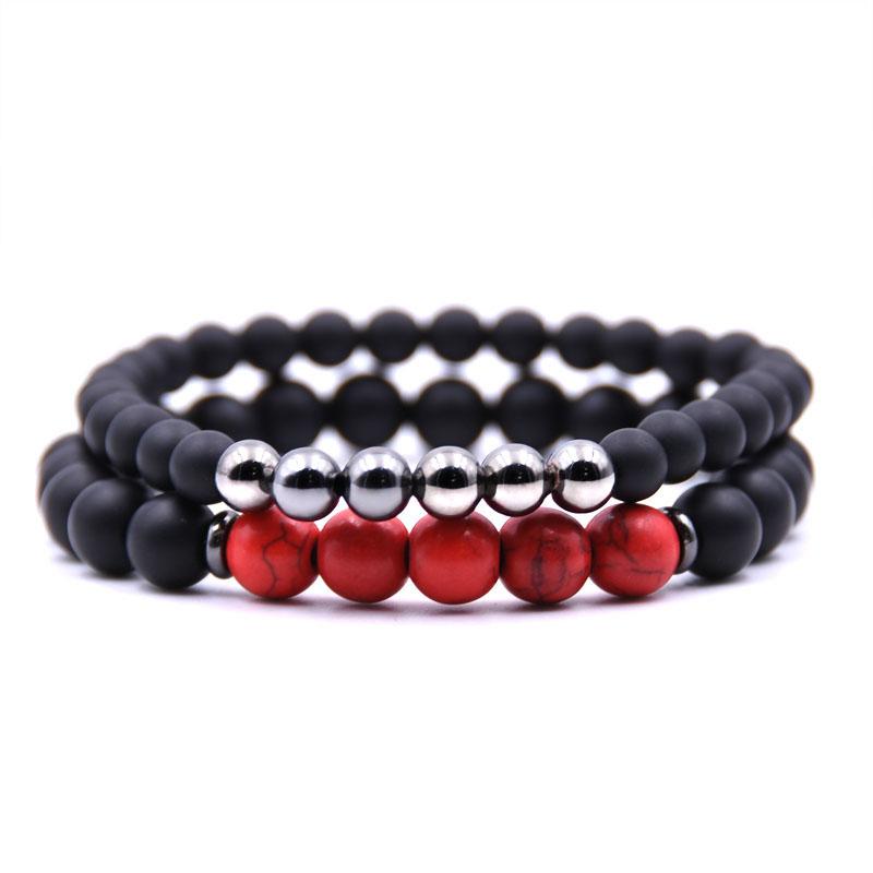KANGKANG 2pcs/set Charm Natural stone bracelets 6mm/8mm bead High quality Men's bracelets For Women Men Noble Elegant
KANGKANG 2pcs/set Charm Natural stone bracelets 6mm/8mm bead High quality Men's bracelets For Women Men Noble Elegant