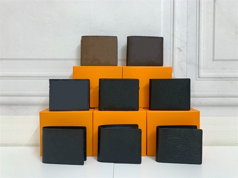 Black Wallet Mens Fashion Business Folding Closure Design Short Wallet Soft Leather Interior Storage Credit Card Bills Receipt purses bag bags With box, 60895- black flower
Black Wallet Mens Fashion Business Folding Closure Design Short Wallet Soft Leather Interior Storage Credit Card Bills Receipt purses bag bags With box, 60895- black flower