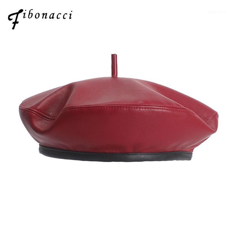 Berets Fibonacci PU Beret Hat Solid Black Flat Red Faux Leather Fashion Women French Berets1
Berets Fibonacci PU Beret Hat Solid Black Flat Red Faux Leather Fashion Women French Berets1