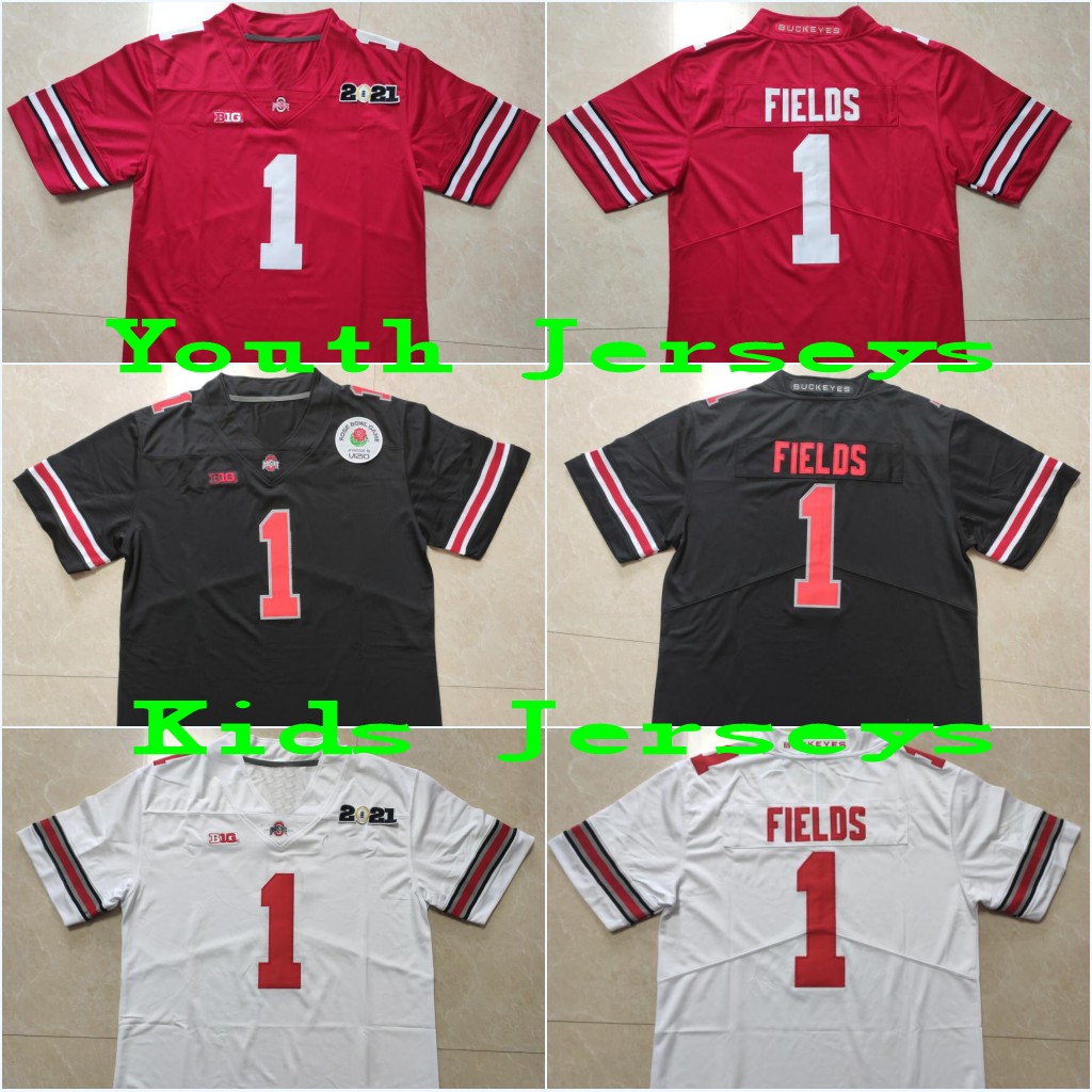 2021 Championship Youth OSU #1 Justin Fields Kids #2 Chris Olave #97 Nick Joey Bosa #2 JK Dobbins #2 Chase Young #15 Elliott 2021 Rose Bowl, Red
2021 Championship Youth OSU #1 Justin Fields Kids #2 Chris Olave #97 Nick Joey Bosa #2 JK Dobbins #2 Chase Young #15 Elliott 2021 Rose Bowl, Red