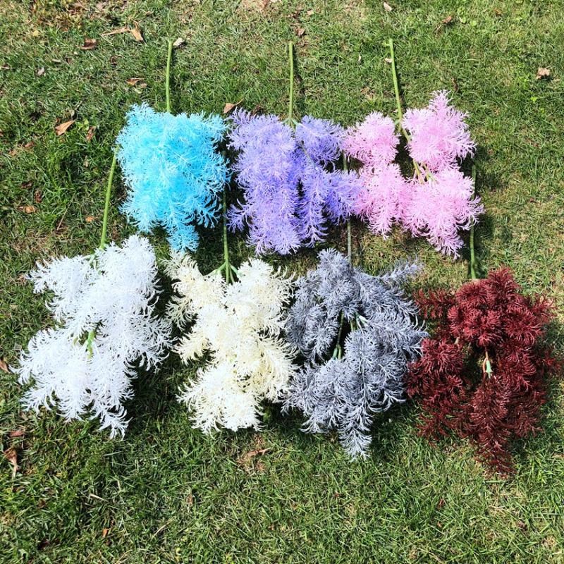 5pcs artificial grass 45cm short rime grass for forest wedding decoration fake flowers wedding flowers, Pink
5pcs artificial grass 45cm short rime grass for forest wedding decoration fake flowers wedding flowers, Pink