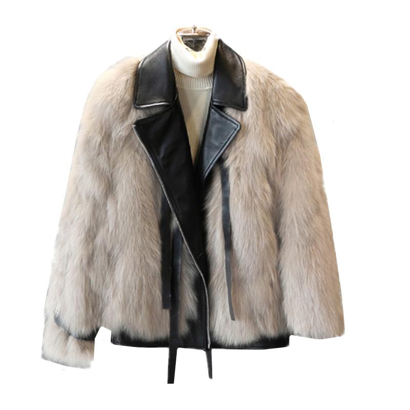 Autumn Winter New Fashion Faux Fur Patchwork PU Leather Jackets Female Korean Zipper Warm Coats Ladies Outerwear Tops H939, Black
Autumn Winter New Fashion Faux Fur Patchwork PU Leather Jackets Female Korean Zipper Warm Coats Ladies Outerwear Tops H939, Black