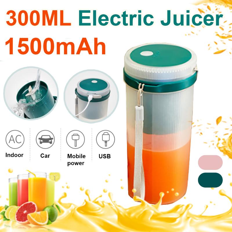 300ml Portable Electric Juicer Fruit USB Rechargeable Smoothie Maker Mixer Smoothie Blender Machine Bottle Juicing Cup
300ml Portable Electric Juicer Fruit USB Rechargeable Smoothie Maker Mixer Smoothie Blender Machine Bottle Juicing Cup