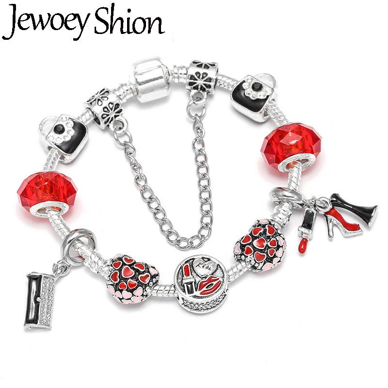 Jewoey Shion Silver Plated Charm Bracelet with Heart & Bag Beads Fit Brand Bracelet For Women Valentine's Day Gift Dropshipping
Jewoey Shion Silver Plated Charm Bracelet with Heart & Bag Beads Fit Brand Bracelet For Women Valentine's Day Gift Dropshipping