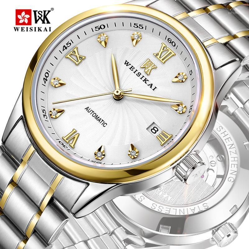 WEISIKAI Automatic Self-wind Watch Men Wrist Automatic Retro Watches Men Waterproof Luxury Diamond Watch man Clock Montre Homme1, White
WEISIKAI Automatic Self-wind Watch Men Wrist Automatic Retro Watches Men Waterproof Luxury Diamond Watch man Clock Montre Homme1, White