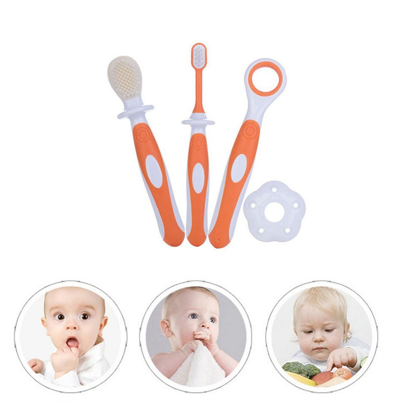 3Pcs/Set Newborn Baby Tongue Cleaner Soft Bristle Toothbrush Silicone Training Teeth Brush for Kids Infants Personal Care Set
3Pcs/Set Newborn Baby Tongue Cleaner Soft Bristle Toothbrush Silicone Training Teeth Brush for Kids Infants Personal Care Set