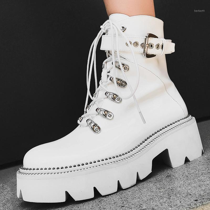 Black White Fashion Leather Ankle Boots Women Thick High Heels Platform Boots Autumn Winter Zipper Motorcycle Ladies Shoes1
Black White Fashion Leather Ankle Boots Women Thick High Heels Platform Boots Autumn Winter Zipper Motorcycle Ladies Shoes1